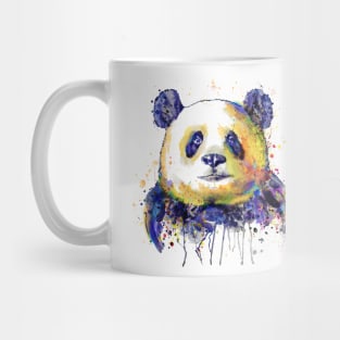 Colorful Panda Head Mug